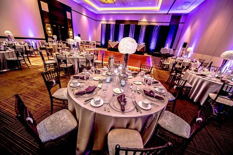 Banquet ballroom event setup at Aliante