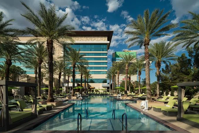 Outdoor pool at Aliante Casino Hotel & Spa