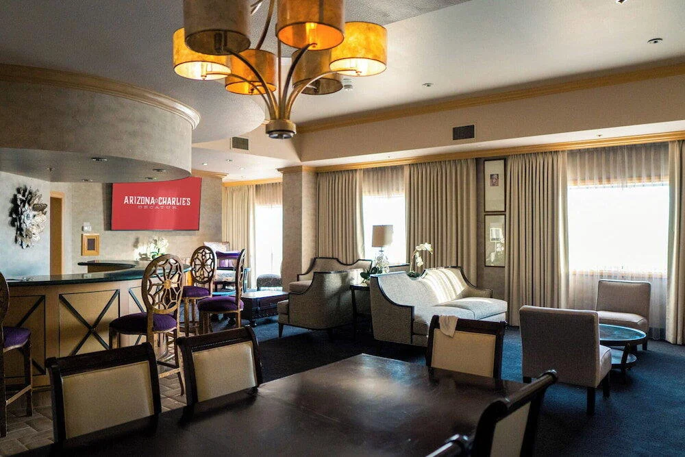 Hospitality suite lounge at Arizona Charlie's Boulder