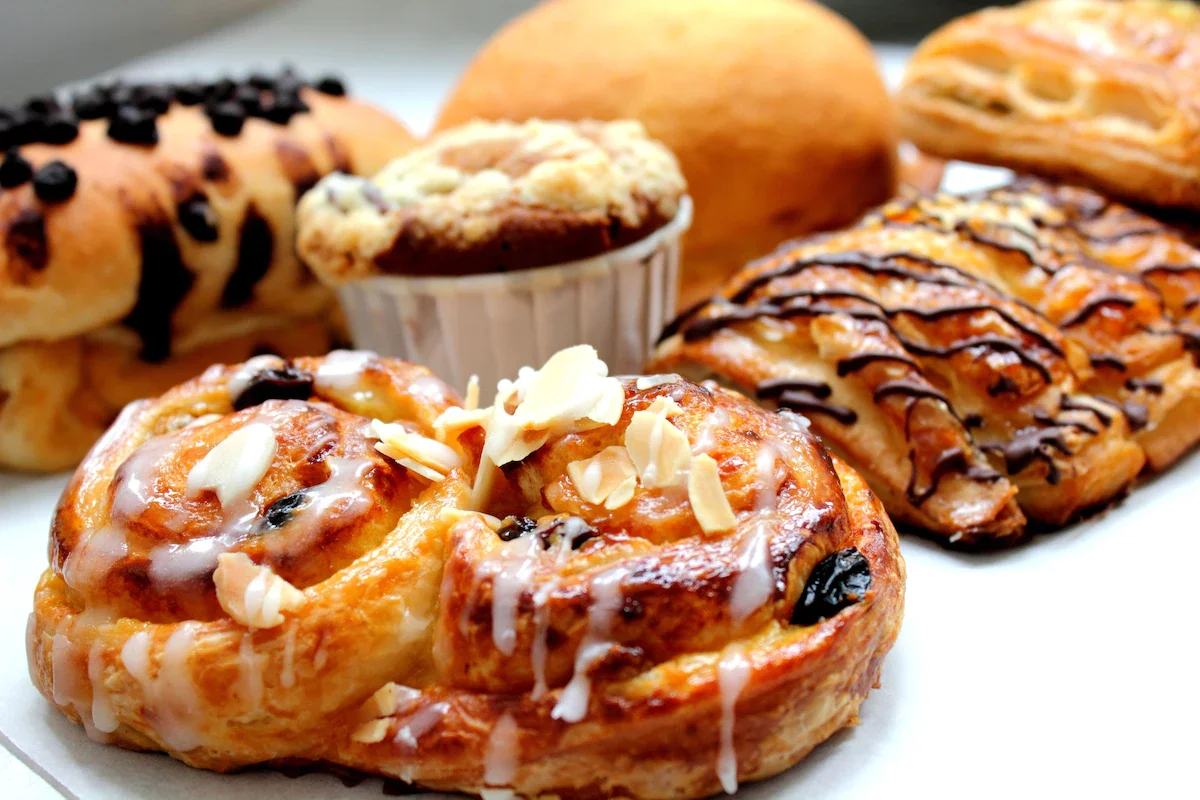 Fresh bakery pastries at Arizona Charlie's Boulder