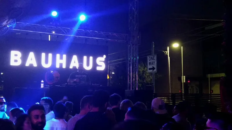 Lighting and atmosphere at Bauhaus Las Vegas