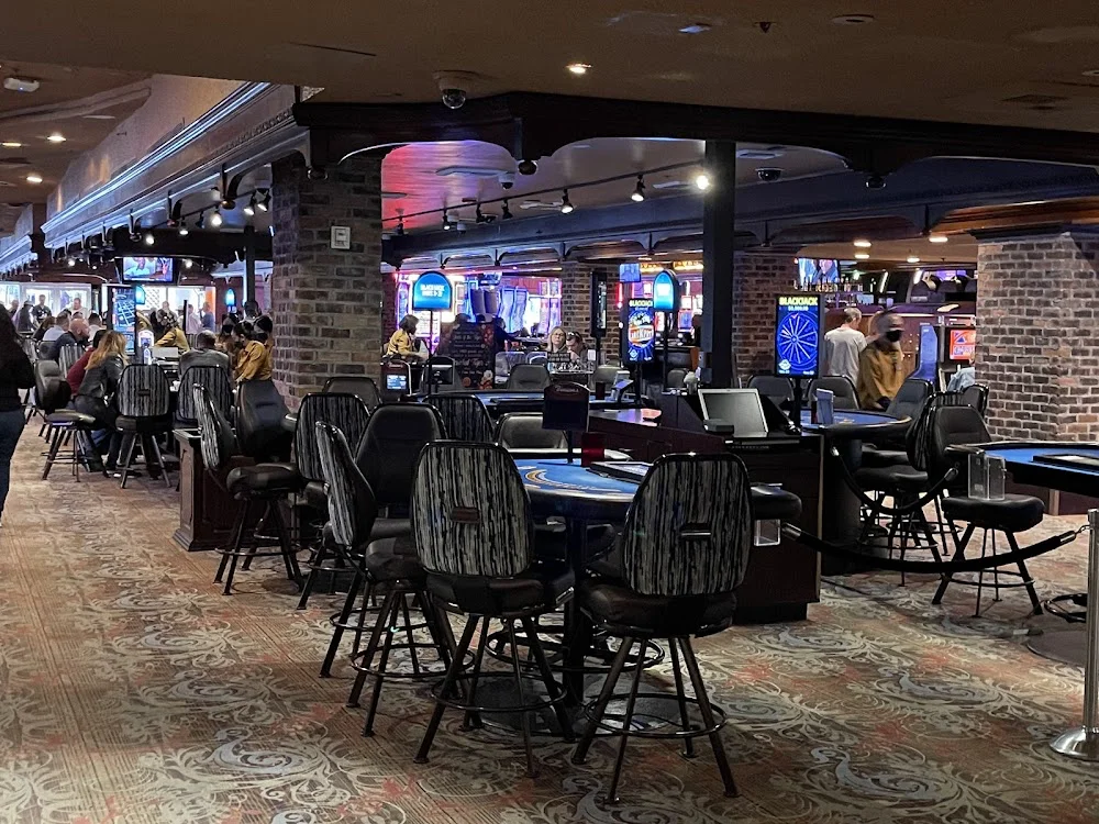 Binion's casino table games area