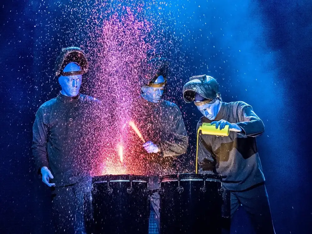 Blue Man Group production show at the Luxor Las Vegas