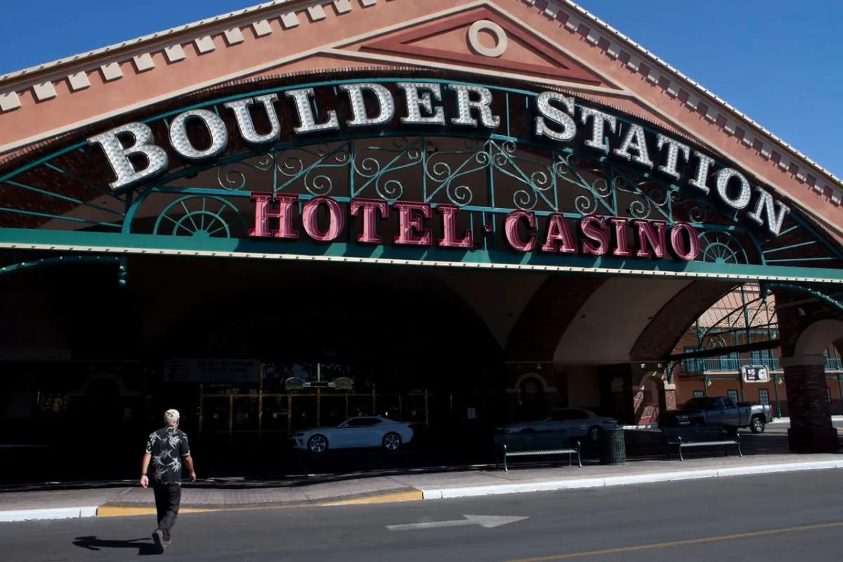 Boulder Station Hotel and Casino entrance