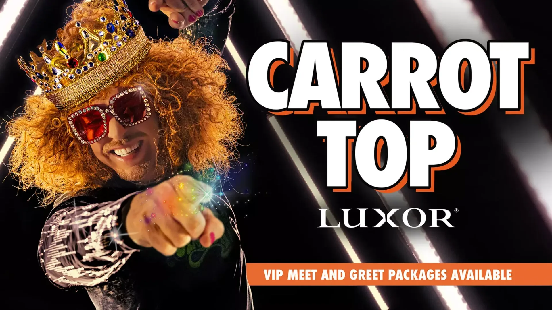 Carrot Top comedy show at the Luxor Las Vegas