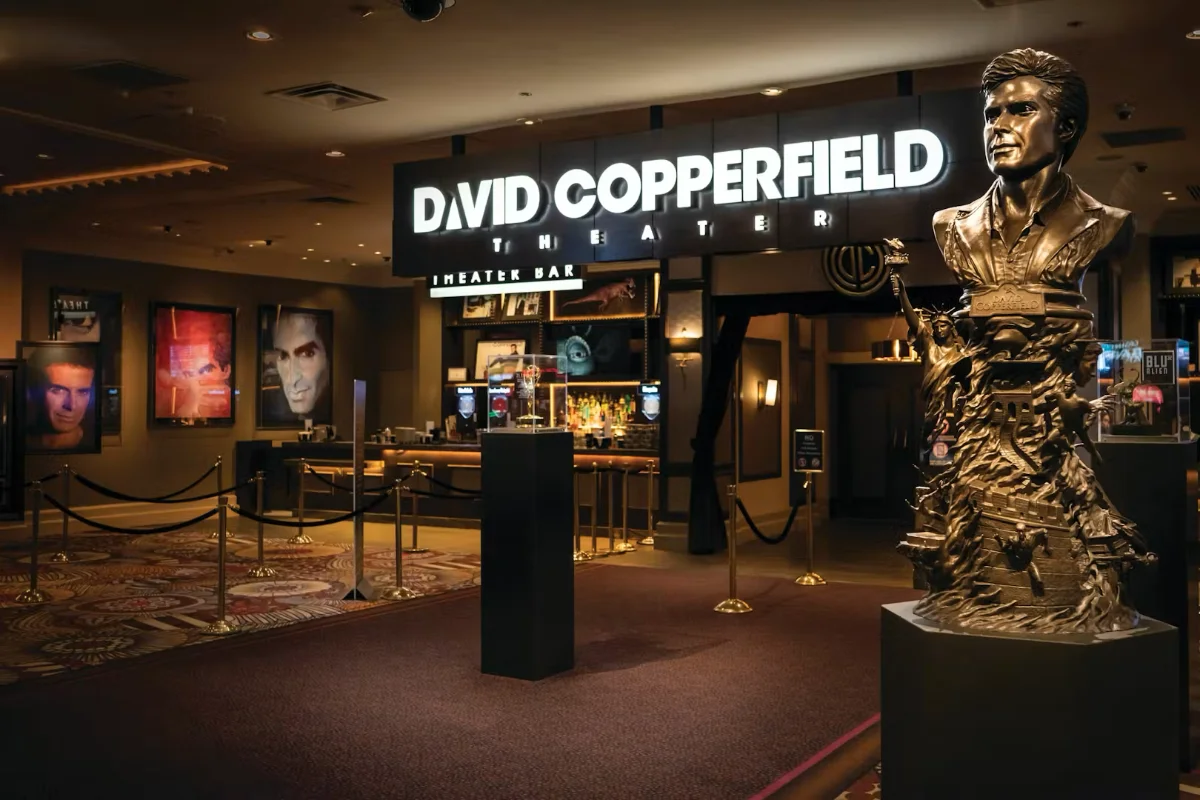 David Copperfield live at the MGM Grand theater