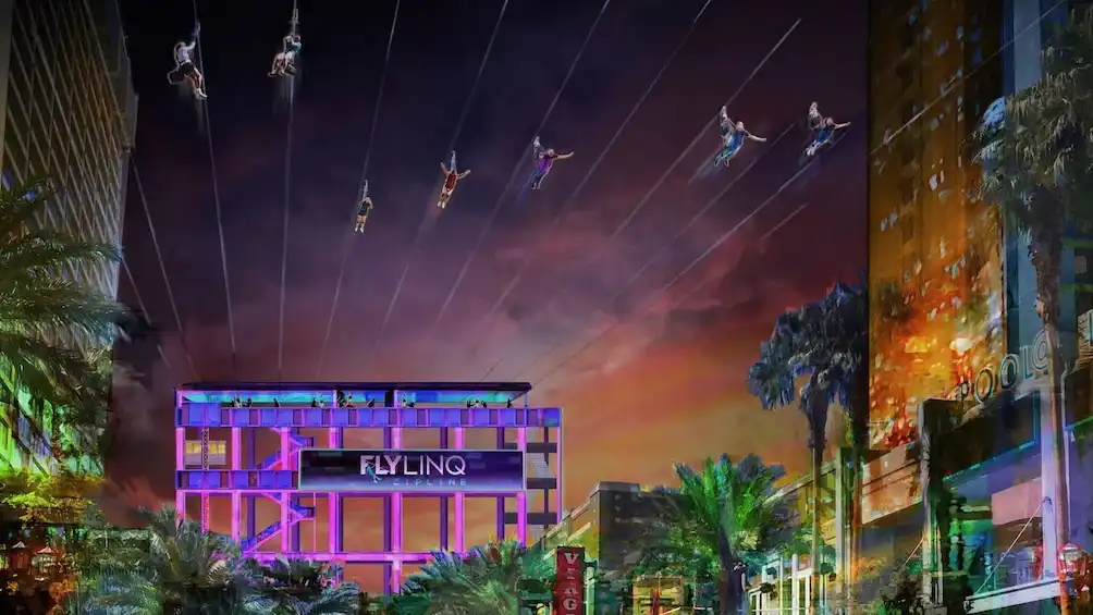 Fly LINQ Zipline Las Vegas Strip