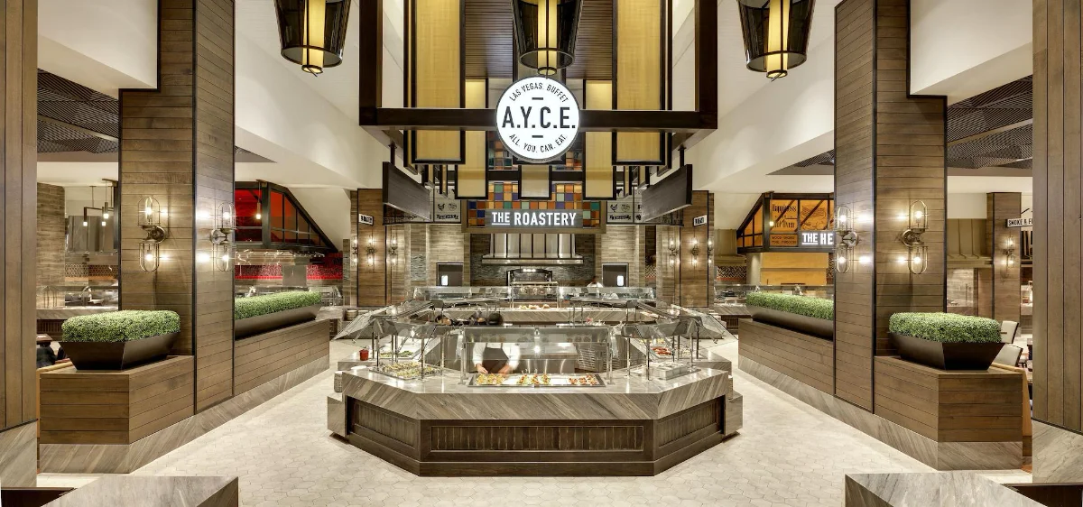 A.Y.C.E. buffet dining hall interior at Palms Casino Resort