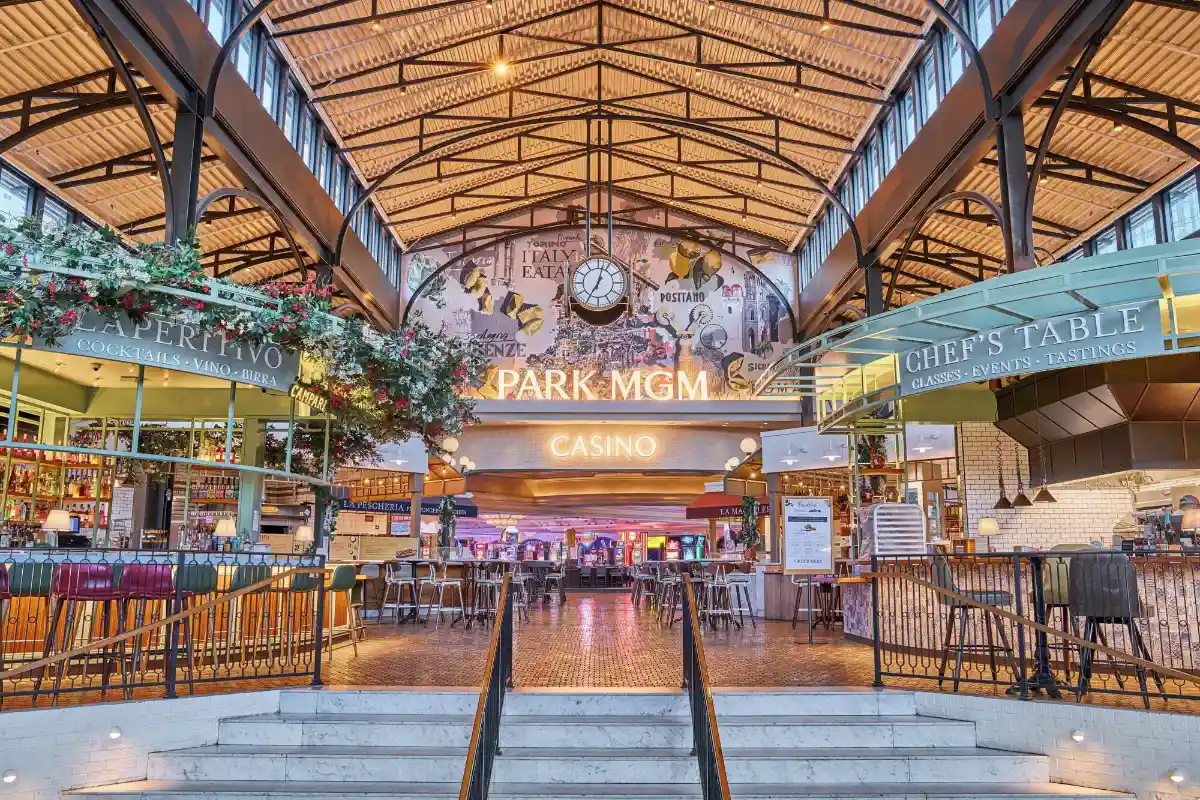 Eataly food hall at Park MGM Las Vegas