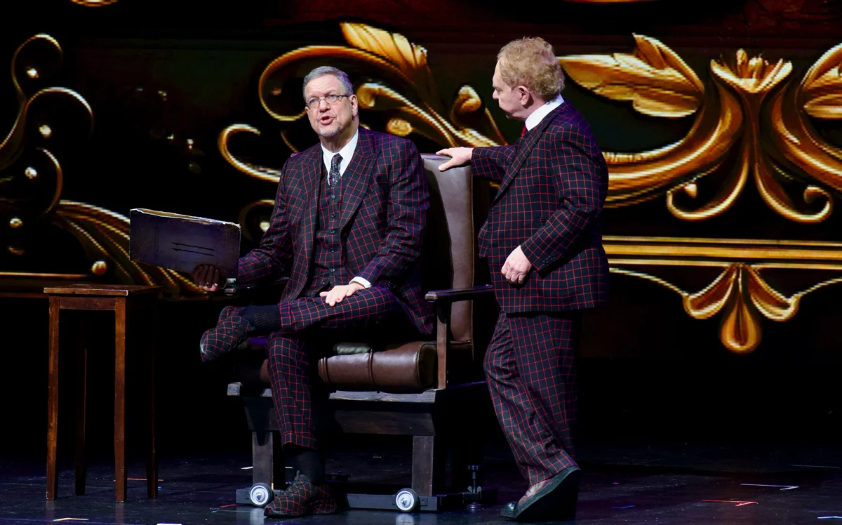 Penn & Teller live on stage at the Rio Hotel and Casino