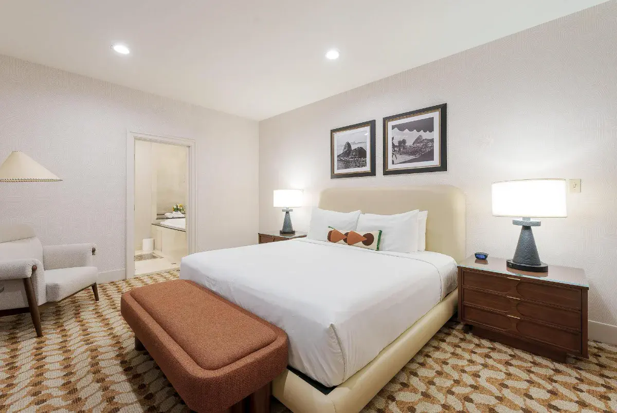 Suite bedroom at Rio Hotel & Casino
