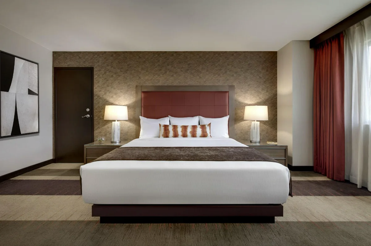 Guest room at Santa Fe Station Hotel and Casino