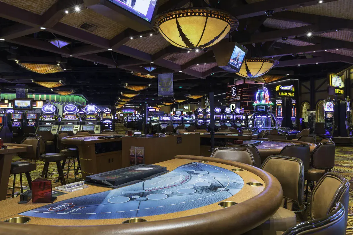 Casino floor at Silverton Casino Lodge