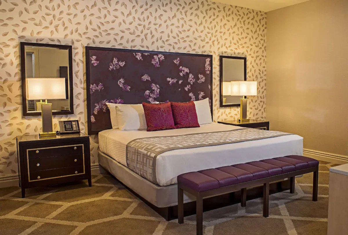 Guest room at The Orleans Hotel & Casino